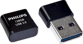 "Philips Pico Edition Super Speed 3.0" USB atmintinė USB atmintinė 128GB itin maža, skirta kompiuteriui, nešiojamajam kompiuteriui, kompiuteriui, išmaniajam televizoriui, automobilinei garso sistemai ir kt. Skaitymo greitis iki 180MB/s