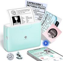"Phomemo" 300DPI terminis spausdintuvas, M04S 110 mm nuotraukų spausdintuvas, mini spausdintuvas išmaniesiems telefonams su AI išmaniąja programėle, suderinamas su "iOS" ir "Android", skirtas "pasidaryk pats" kūrimui, pristatymo etiketėms, kvitams, nuotra