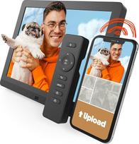 "Pix Star" - 10 colių skaitmeninis nuotraukų rėmelis su judesio jutikliu - didelio formato su "WiFi", USB, SD kortele - matinis, antirefleksinis ekranas