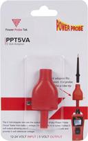 "Power Probe PPT5VA" 5V adapteris apriboja prie 12-24 V akumuliatoriaus prijungto testerio išėjimo įtampą iki 5 voltų