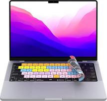 "Pro Tools" klaviatūros dangtelis, skirtas 14 ir 16 colių "MacBook Pro" 2021+ M1-M3 lustams - originalus "Editors Keys" sparčiųjų klavišų dangtelis