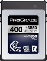 "ProGrade" skaitmeninė atminties kortelė - "CFexpress 4.0 Type B", skirta fotoaparatams | Optimizuota greitam failų perdavimui ir didelei saugyklai | 400GB "Iridium" serija