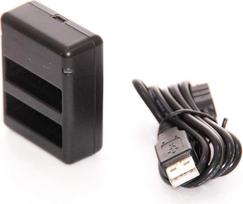 "PROtastic" dvigubas USB akumuliatoriaus įkroviklis, skirtas "GoPro Hero 4
