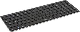 "Rapoo E9100M" itin plona belaidė daugiafunkcinė klaviatūra - juoda (QWERTY)