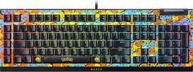 "Razer BlackWidow V4 X Pokémon Edition" - mechaninė žaidimų klaviatūra - "Chroma RGB" - žali "Clicky" jungikliai - 6 specialūs makro klavišai - dvigubos ABS klavišų dangteliai - QWERTY JAV išdėstymas | Pokémon Kanto