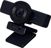 "Razer Kiyo V2 X" - "Full HD" interneto kamera 1080p, 60 FPS, skirta kūrėjams - automatinis fokusavimas - plataus kampo objektyvas - įmontuotas mikrofonas - suderinama su "Open Broadcaster" programine įranga OBS ir "Xsplit" | Juoda