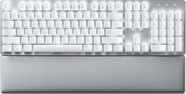 "Razer Pro Type Ultra" - belaidė mechaninė klaviatūra maksimaliam produktyvumui (geltonas tylus linijinis jungiklis, kelių įrenginių jungtis, "Bluetooth") QWERTY JAV išdėstymas | Balta