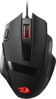 "Redragon M619" RGB žaidimų pelė - 12800 DPI laidinė optinė pelė su 8 programuojamais mygtukais ir ergonomišku dizainu, programinė įranga palaiko "pasidaryk pats" klavišų priskyrimą