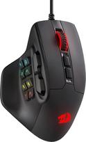 "Redragon M811 Aatrox" MMO žaidimų pelė, 15 programuojamų mygtukų, laidinė RGB pelė su ergonomiška rankena, 10 šoninių makro mygtukų, palaikoma programinė įranga ir foninis apšvietimas