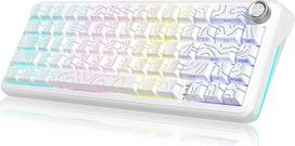 "RedThunder K65" mechaninė žaidimų klaviatūra QWERTY (baltas kontūras)