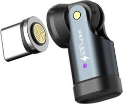 "Reflex" fotoaparato 540° kampu besisukantis magnetinis adapteris, 240 W greitasis įkrovimas 5 A duomenų perdavimas, išmaniojo lusto LED indikatorius, aliuminio lydinio USB C į USB-C prievadą (1 pakuotė)