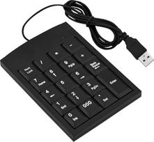 "Regun" USB skaitmeninė klaviatūra - nešiojamoji mini USB 10 klaviatūra nešiojamajam kompiuteriui