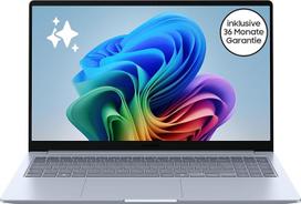 "Samsung Galaxy Book4 Edge Galaxy AI" nešiojamasis kompiuteris, 15,6 colių ekranas, 16GB RAM, "Snapdragon X Plus" procesorius, 256GB atminties, "Copilot+" kompiuteris, safyro mėlynos spalvos, 3 metų gamintojo garantija "Windows 11 Home