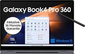 "Samsung Galaxy Book4 Pro 360" nešiojamasis kompiuteris, 16 colių nešiojamasis kompiuteris, "Intel Core Ultra 7", 16GB RAM, 512GB, Mėnulio akmens pilkos spalvos