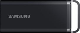 "Samsung" nešiojamasis SSD T5 EVO 2TB USB 3.2 Gen 1 460MB/s skaitymo 460MB/s rašymo greičio išorinis kietasis diskas, skirtas "Mac", "PC", "Android", išmaniesiems televizoriams ir žaidimų konsolėms. Pridedamas USB-C kabelis, MU-PH2T0S/EU