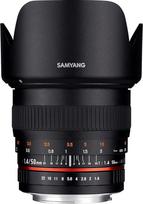 "Samyang" 50 mm F1.4 objektyvas "Micro Four Thirds" jungčiai