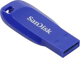 "SanDisk Cruzer Blade" 32GB USB atmintinė - elektrinė mėlyna