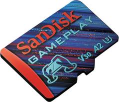"SanDisk GamePlay MicroSD" kortelė, skirta mobiliesiems žaidimams / rankinėms konsolėms, 256GB (skaitymo greitis iki 190MB/s, A2, V30, U3)