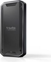 "SanDisk PROFESSIONAL PRO-G40" 4 TB SSD (mobilusis SSD diskas, exFAT formatas, tvirtas NVMe SSD diskas su "Thunderbolt 3", USB-C, iki 3000MB/s skaitymo greitis, IP68 korpusas, atsparus dulkėms ir vandeniui)