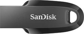 "SanDisk Ultra Curve 3.2 Flash" atmintinė 512GB (iki 100MB/s skaitymo greitis, "RescuePRO Deluxe" programinė įranga, raktų pakabukas), juoda