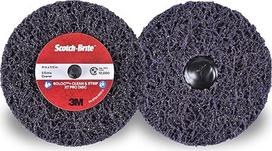 "Scotch-Brite TM RolocTM+ Clean and Strip XT Pro Disc", TR+, 4" x 1/2", S XCS, 10 vnt.