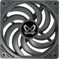 "Scythe Wonder Tornado 120 Slim PWN Silent Slim" kompiuterio ventiliatorius 120 mm x 15 mm Fluid Dynamic Bearing su 4 kontaktų jungtimi (Wonder Tornado Slim 2000 aps./min)