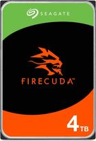 "Seagate FireCuda" 4 TB vidinis kietasis diskas HDD, 3,5 colio, 7200 aps./min, CMR, 256MB spartinančioji atmintis, SATA 6GB/s, sidabrinės spalvos, įskaitant FFP, modelio Nr.: ST4000DXZ05.