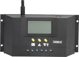 "Septpenta CM3024Z" 30A saulės energijos įkrovos valdiklis, LCD ekranas, LCD apšvietimas, PWM įkrovos valdiklis, pagamintas iš aliuminio lydinio, fotovoltinis valdiklis, palaiko ličio jonų bateriją