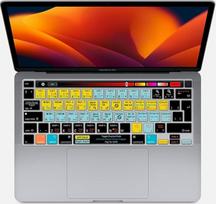 "Serato Scratch Live Shortcut Hotkeys" silikoninis klaviatūros dangtelis "MacBook Pro" 16 colių A2141 2019 "MacBook Pro" 13,3 colių A2338 M1/A2251/A2289 2020 su jutikline juosta ir Touch ID ES versija