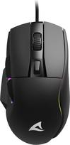 "Sharkoon Skiller SGM35" juoda optinė žaidimų pelė RGB PBT mygtukas