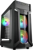 "Sharkoon VG6-W RGB Black Mid Tower" korpusas (M-ITX/M-ATX/ATX)