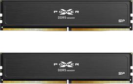 "Silicon Power DDR5" 32GB (2x16GB) "Value Gaming" 6000MT/s (PC5-48000) 288 kontaktų CL36 1.35V UDIMM staliniams kompiuteriams skirtas atminties modulis RAM SU032GXLWU60FFDJEC