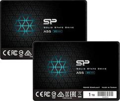 "Silicon Power" 2 vnt. 1 TB SSD 3D NAND A55 SLC Cache Performance Boost SATA III 2,5" 7 mm (0,28") vidinis kietasis diskas