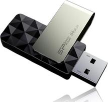 "Silicon Power" 64GB "Blaze B30" USB 3.0 pasukamas atmintukas, juodas (SP064GBUF3B30V1K)