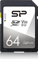 "Silicon Power" SDXC atmintinė (64GB, UHS-1, U3, V30)