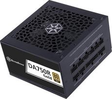 "SilverStone Technology" DA750R Gold, "80 Plus Gold" visiškai modulinis ATX maitinimo šaltinis, 750 W, ATX 3.0 ir PCIe 5.0, SST-DA750R-GMA