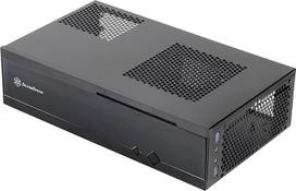 "SilverStone" SST-ML05B "Milo Mini-ITX" kompaktiškas HTPC stalinio kompiuterio korpusas, juodas