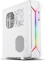 "SilverStone" SST-RVZ03W-ARGB "Raven Mini-ITX" žaidimų kompiuterių korpusas ARGB - baltas
