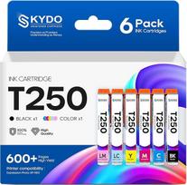 "Skydo 250 T250" kasetės, suderinamos su "Epson 250 T250" spausdintuvų kasetėmis, skirtomis "Epson Expression Photo XP-980" spausdintuvams (6 vnt.)
