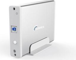 "Sonnics" 1 TB USB 3.0 išorinis kietasis diskas, suderinamas su "Xbox One", PS4, "Windows PC/Mac" (stalinis, ne nešiojamas) - sidabrinės spalvos