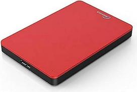 "Sonnics" 1 TB raudonos spalvos išorinis nešiojamasis kietasis diskas USB 3.0 itin greitas duomenų perdavimas, skirtas naudoti su "Windows PC", "Apple Mac", "Smart tv", "XBOX ONE" ir PS4