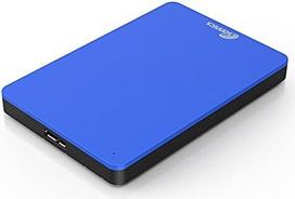 "Sonnics" 160GB mėlynos spalvos išorinis nešiojamasis kietasis diskas USB 3.0 itin greitas duomenų perdavimas, skirtas naudoti su "Windows PC", "Apple Mac", "Smart tv" ir "XBOX 360