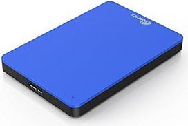 "Sonnics" 750GB mėlynos spalvos išorinis nešiojamasis kietasis diskas USB 3.0 itin greitas duomenų perdavimas, skirtas naudoti su "Windows PC", "Apple Mac", "Smart tv", "XBOX ONE" ir PS4