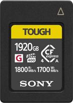 "Sony CFexpress Type A 1920GB Tough" (CEAG1920T) - 800MB/s skaitymas, 700MB/s rašymas, IP57, atsparus karščiui - puikiai tinka 4K/8K vaizdo įrašams ir didelės spartos fotografijoms