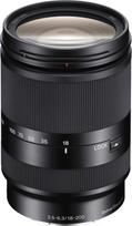 "Sony SEL18200LE E Mount - APS-C 18-200 mm F3.5-6.3 teleobjektyvas, juodas