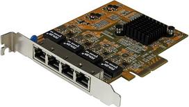 "StarTech" 4 prievadų PCI Express Gigabit tinklo adapterio kortelė
