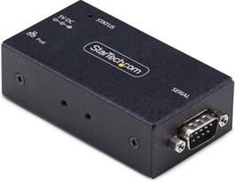 "StarTech.com" 1 prievado nuosekliojo ir POE eterneto adapteris, nuoseklusis TCP IP serveris, montuojamas ant sienos/DIN, RS232 eterneto adapteris/konverteris