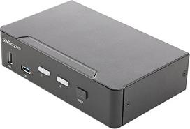 "StarTech.com" 2 prievadų HDMI KVM jungiklis - vieno monitoriaus 4K 60Hz Ultra HD HDR - HDMI 2.0 KVM jungiklis su 2 prievadų USB 3.0 koncentratoriumi (5Gb/s) ir 4x USB 2.0 HID, garsas - karštieji klavišai - TAA (SV231HU34K6)