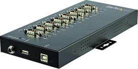 "StarTech.com" 8 prievadų pramoninis USB ir RS232/ 422/ 485 serijinis adapteris - 15kv apsauga nuo ESD - USB ir serijinis adapteris