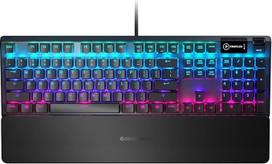 "SteelSeries Apex 5" - hibridinė mechaninė žaidimų klaviatūra - "Keywise RGB" apšvietimas - OLED išmanusis ekranas - amerikietiškas (QWERTY) išdėstymas, juoda